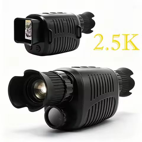 5X Zoom Infrared Night Vision Device 2.5K HD Digital Monocular Telescope R7 Outdoor Camera Day and N
