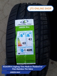 165/65R14 Linglong Tires Made in Thailand w/ Free Stainless Tire Valve