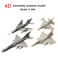 [Mr. W] 4D 1: 144 1/144 F-16 Phantom 2000 J-6 J-7 Three-Dimensional Puzzle Assembly Airplane Toy Mod