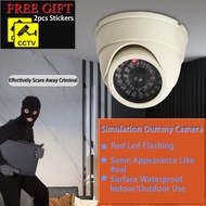 【Expert Recommended】 Creative Dome Camera Flashing Led Plastic Conch Camera Aa Simulation Cctv Surveillance Security System