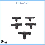 FKILLA0FSB 5Pcs 3 Way Junction Box, 3.5-10mm Wire Range IP68 Waterproof Cable Connector, 3 Pin T Sha