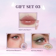 Flower Knows Midsummer Fairytales Collection Makeup Gift Set include Lip Lacquer Blush and Eyeshadow