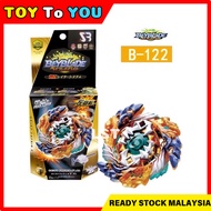 Ready Stock  BEYBLADE BURST B-122 GEIST FAFNIR 8’ AB STARTER FOR CHILDREN WITH LAUNCHER