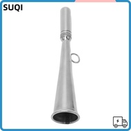 LUCKY-SUQI Boat Fog Horn, Silver 304 Stainless Steel Handheld Foghorn, Sturdy Structure Removable Mo