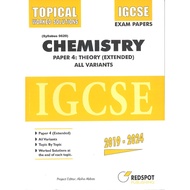 IGCSE Exam Papers: Chemistry Paper 4 (Extended), 9789696230731 (2019-2024)
