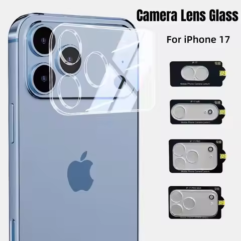 HD Rear Camera Lens Tempered Glass Phone Camera Lens Protector For iPhone 17/17Air/17Pro/17Promax 3D
