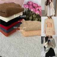 [250] Fashionable Knitting Fabric On Shirt, Skirt, Dress, Designer Set, Beachwear (Price 1m)