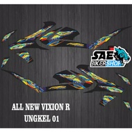 STRIPING STICKER VIXION R STICKER CIRCLE GRAPHICS