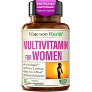 Contains bioavailable vitamins、Chelated Minerals、Vitamin D、Vitamin D、B12、C、A Women's methylated mult