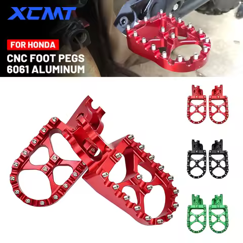 CNC Foot Pegs Rests Pedals Footpegs For Honda CR CRF 125R 150R 250R 250X 450R 450X 250RX 450RX 250F 