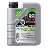 0w20 engine oil liqui moly 4L 100% Original Fully Synthetic 0w20 Fully Synthetic Special Tec AA Engine Oil (4L)