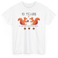 10Th Wedding Anniversary Customized T-Shirt - Funny Couples Novelty Love Tee