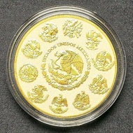 [Extraordinarily Rare & Collectible] 2023 Diamond Dust & Gilded 1oz Silver Libertad Coin