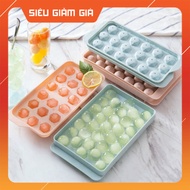 Smart round jelly marble ice cube tray with lid Giadung2h
