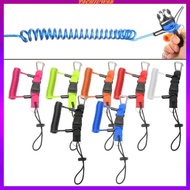 [Tachiuwa2] Diving Lanyard Stainless Steel Spring Lanyard for under Kayaking Accessories Parts