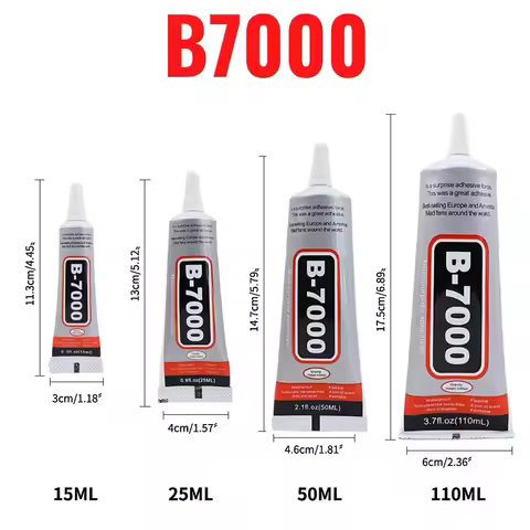B7000 Clear Contact Phone Repair Adhesive Universal Glass Plastic DIY Glue B-7000 with Precision App