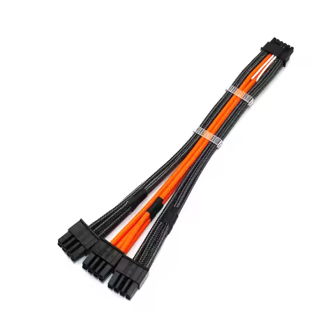 Angitu Customized Premium 12VHPWR Power Cable 12+4/16Pin to 3x8Pin CPU/ATX/EPS Male PSU Modular Cabl