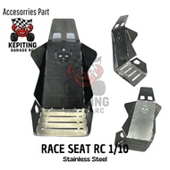 Racing Seat RC 1 / 10 stainless steel