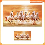 [WishshopeehhhMY] 7 Running Horses Wall Decor, Artwork ,Decorative ,Fashion Ornament Animal