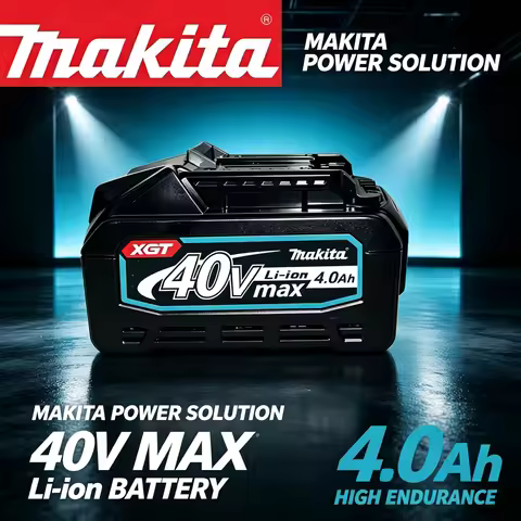 Makita 40V tool replaceable battery BL4050 BL4040 4000mAh high-capacity Makita 40V XGT drill grinder