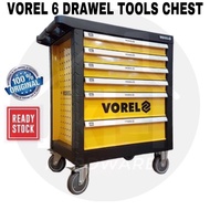 (100%ORIGINAL) VOREL 6 DRAWEL TOOLS  CHEST MODEL:58539