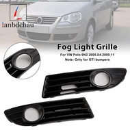 2PCS Fog Light Frame Cover Grille Grill for  9N  2005-2009 6Q0853665E, 6Q0853666G