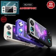 ANBERNIC RG476H 8G+128G Retro Handheld Game Console 4.7' LTPS In-Cell Display RGB Lighting Joystick 