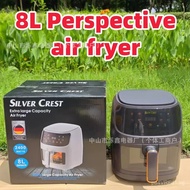 8L No Oil Air fryer Household multifunctional large-capacity smart touch-screen oven and air fryer