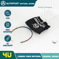 ALP QY2.0ชุดแร็กเก็ตแบดมินตัน35lbs เบามากคาร์บอนไฟเบอร์เกรดมืออาชีพไม้เทนนิสยิงเดี่ยวของแท้