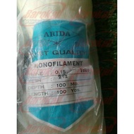 [Best Quality] Jaring Ikan Arida 0,15 100/100 ; Bahan Jala Arida 0,15 100/100 ; Jaring Senar Arida ;