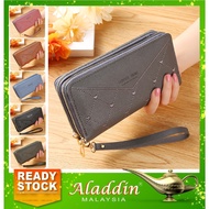 Aladdin Dompet Syiling Pemegang Kad Wanita ( Double Zip Forever Love Purse Lady Women Coin Zip Purse