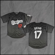 EMBROIDERY Ohtani 17 Dodgers Black Baseball Jersey