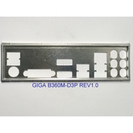 FE main block GIGABYTE B360M D3P (Mainboard IO Shield: 423)