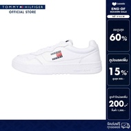 Tommy Hilfiger รองเท้าผ้าใบ ผู้ชาย รุ่น EM0EM01443 YBR - สีขาว