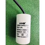 Water pump capacitor - AC electric motor capacitor (White capacitor - Taiwan Good )8uf-10uf-12uf-15u