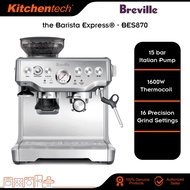 Breville BES870 Barista Express Espresso Coffee Machine Coffee Maker (Bean) - Silver