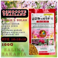 100G BAJA OSMOCOTE ZALINA ZAKARIA THAILAND SLOW RELEASE FERTILIZER OSMOCOTE 13-13-13 3BULAN