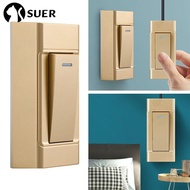 SUERHD Surface Mount Switch Wall Light Switch Bedroom Bedside Lamp Button 1 Gang 2 Way On/ Control Bedside Switch