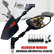 For SUZUKI GSXS750 GSXS1000 Universal Adjustable Rearview Mirror Side Rear View Mirrors GSX S750 S10