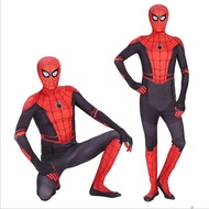 เด็ก Spiderman Bodysuit วีรบุรุษกลับมาพิเศษผู้ใหญ่ One Piece เหล็กชุดเด็กชายชุดฮาโลวีน