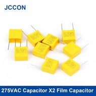 10Pcs 275VAC Capacitor X2 Series Polypropylene Film Capacitor 0.1UF 0.22UF 0.33UF 0.56UF 0.47UF 104K