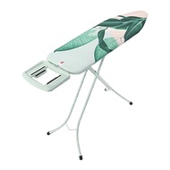 brabantia Ironing Board B 124x38CM Solid Steam Iron Rest Tropical Leaves Mint Frame