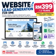 WordPress Website Design SME Lead Generation | Business Website + WhatsApp Enquiry Form | Free Domai