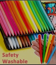 Plastik Crayon Pastel Segitiga Warna - Warni