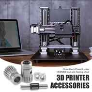 3D Printer MK3 Drive Gear Extruder Dual Gears Kit Drive Gears Extrusion Wheel for Upgrade Prusa I3 M
