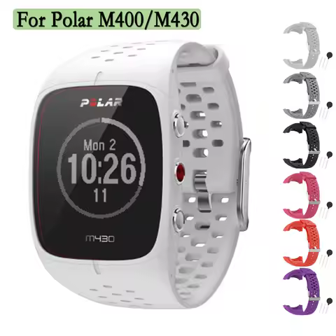 Watchband Suitable For POLAR M400 High Quality Silicone Strap With Tools For POLAR M430 Wristband Wi
