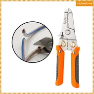 [LzdjfmyebMY] 7inch Electrician Cable Tool Cable Cutting Tool Multifunctional Comfortable Grip Crimping Tool for DIY Enthusiasts