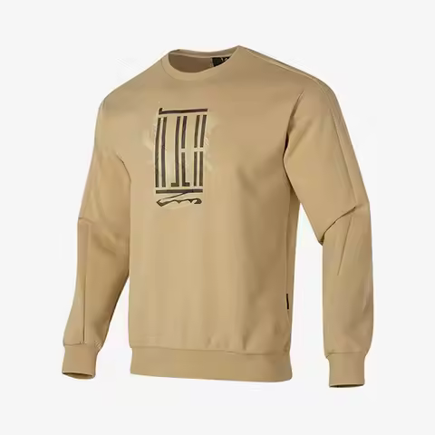 Adidas Original WJ LOGO SWT Wuji Series Men's Round Neck Sweatshirt IS0449