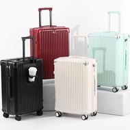 Set Beg Tangan 20-Inci Tiga dengan Bagasi 24-Inci, Beg Kulit Tahan Kejutan dengan Kunci Gabungan