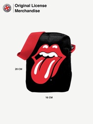 Crossbody Bag Tas Slempang Import Pria ROLLING STONES Classic Tongue